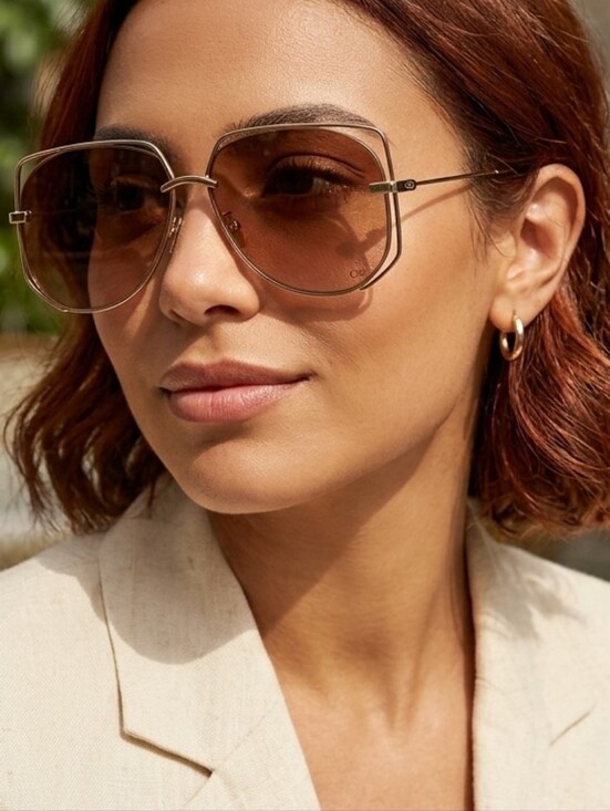Dior Accessories - Authentic✨ RARE ✨ Christian Dior Stellaire 6 Geometric Aviator Sunglasses